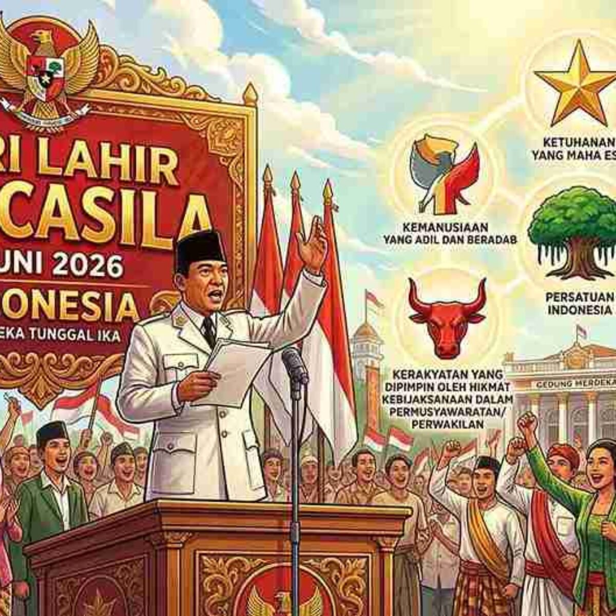 1 Juni, Memperingati Hari Lahir Pancasila: Tonggak Sejarah dan Perekat Persatuan Bangsa