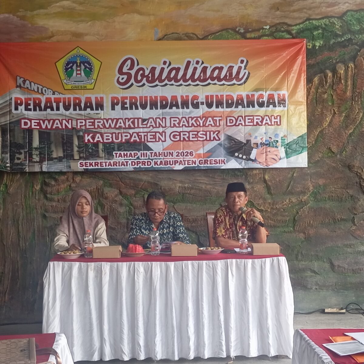 Kamjawiyono Gelar Sosialisasi Perda Kemitraan Usaha di Driyorejo Gresik