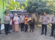 Kapolres Jombang Serahkan Sapi Kurban dari Kapolda Jatim untuk Dua Ponpes