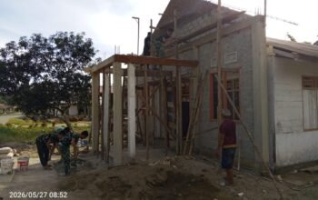 Karya Bakti Skala Besar, Kodam I/BB Percepat Renovasi Gereja di Tuhemberua