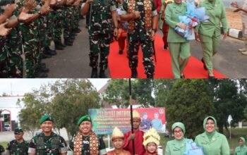 Kunjungi Kodim Banyuasin, Danrem 044/Gapo Tekankan Keluarga sebagai Kunci Kesuksesan Prajurit