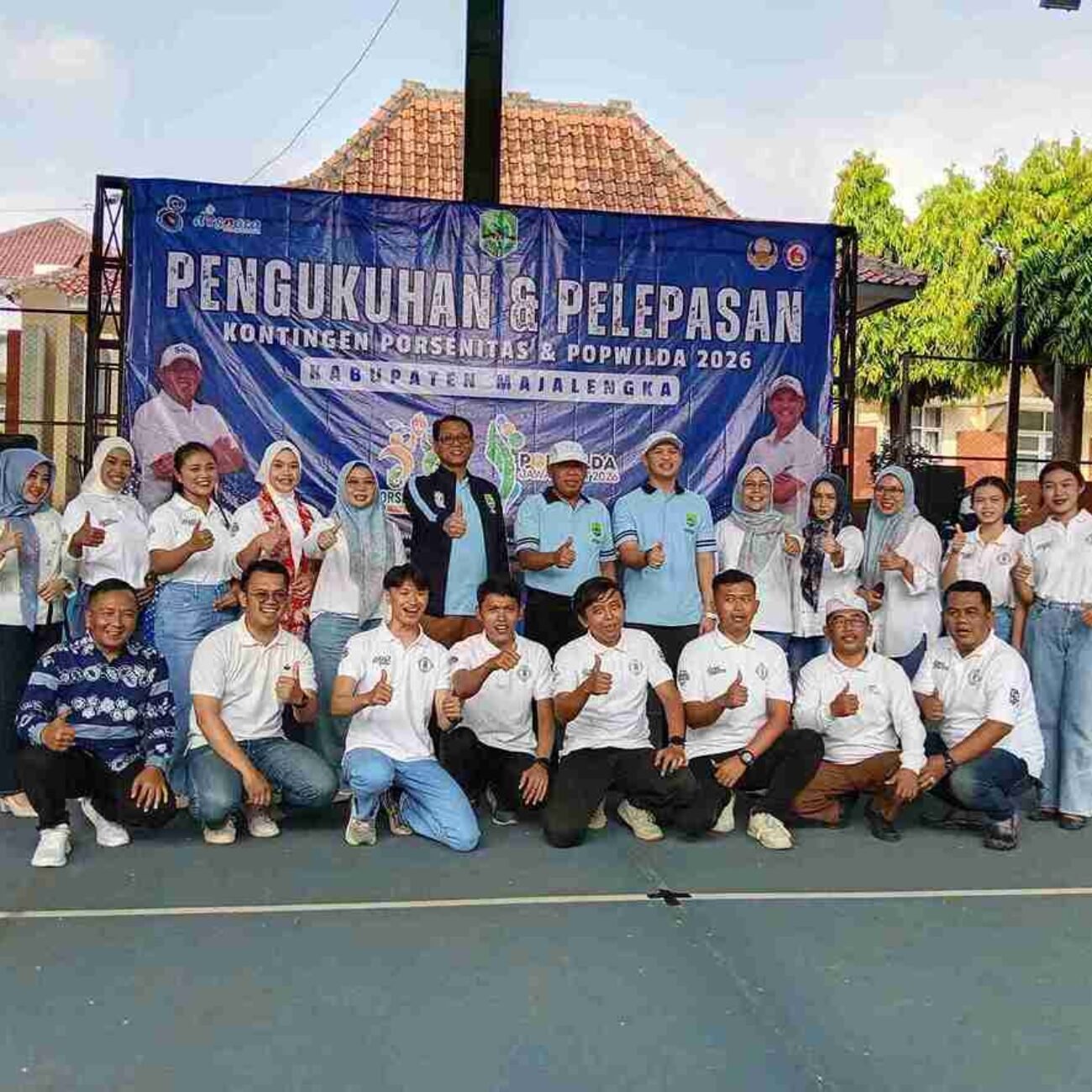 Majalengka Lepas 212 Atlet Juga Seniman Menuju PORSENITAS XIII Dan POPWILDA 2026 Di Cirebon