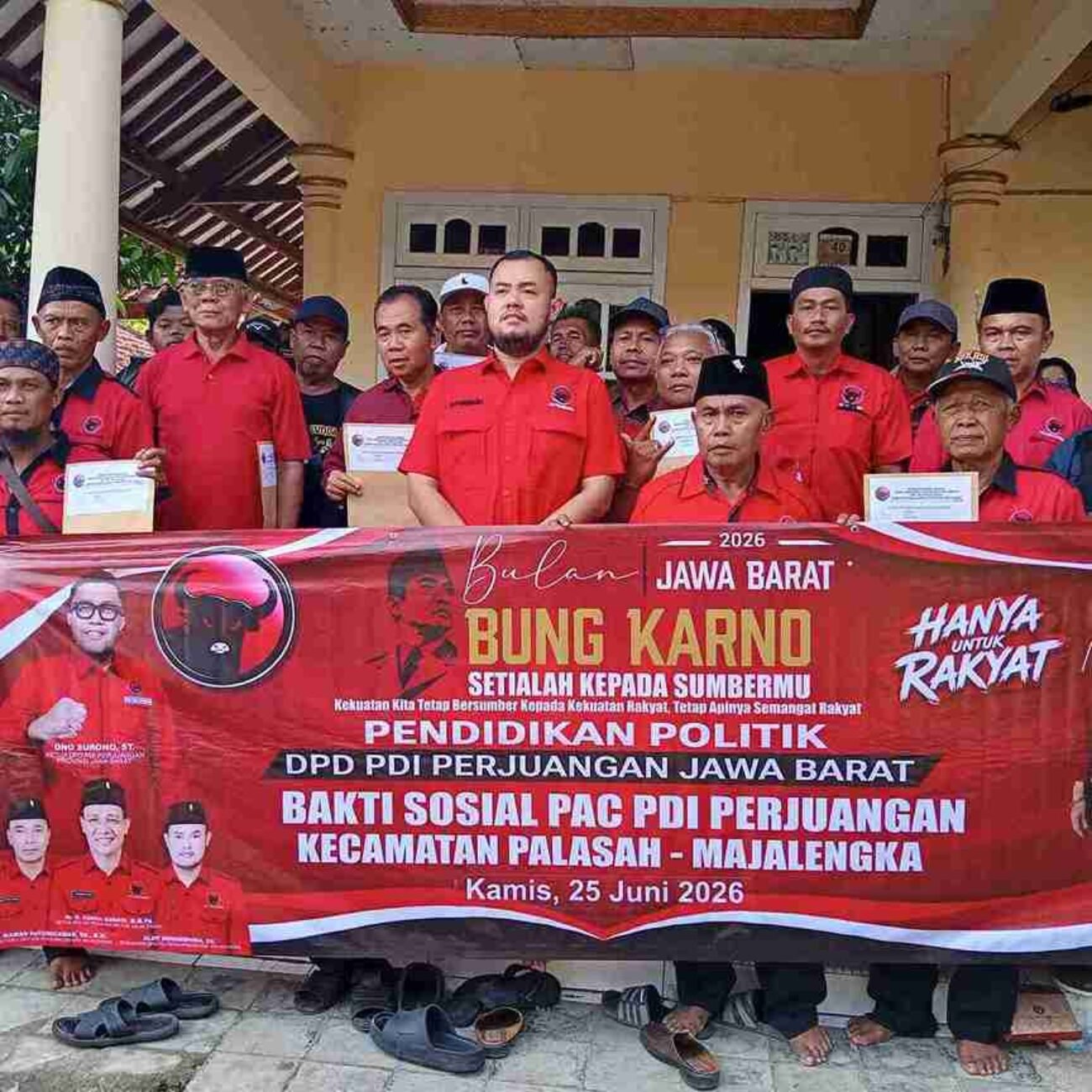 Peringatan Haul Bung Karno: Aldy Novandhika Tegaskan Penguatan Organisasi dan Bakti Sosial