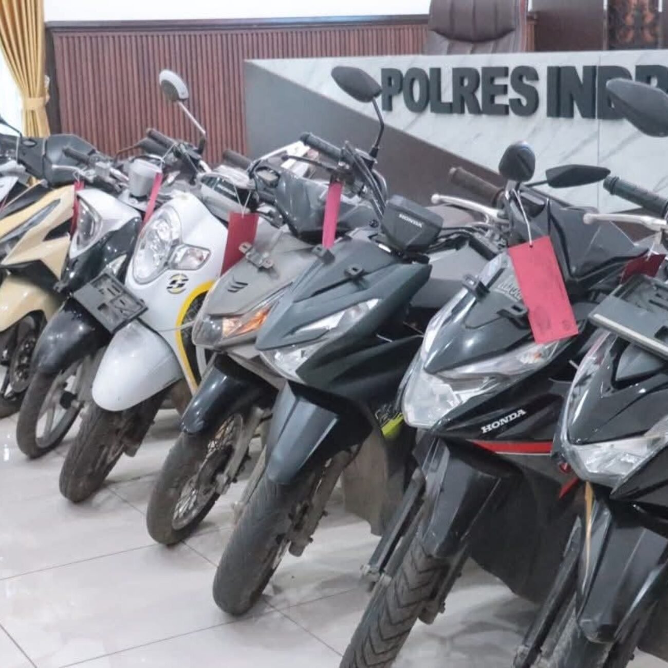 Foto :Barang Bukti Curanmor Hasil Penindakan Oprasi Jaran Lodaya 2026