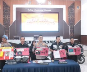 Operasi Jaran Lodaya 2026, Polres Indramayu Ringkus 9 Pelaku Curanmor dan Amankan Barang Bukti