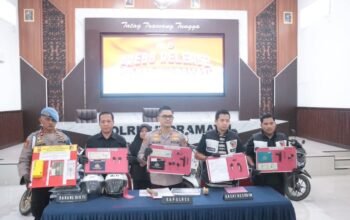Operasi Jaran Lodaya 2026, Polres Indramayu Ringkus 9 Pelaku Curanmor dan Amankan Barang Bukti