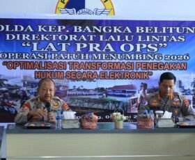 Polda Babel Gelar Latpraops Patuh Menumbing 2026, Fokus Penegakan Hukum Elektronik