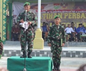 Dandim 0412/LU Pimpin Upacara Penutupan Pelatihan Persami KKRI MAN 2 Lampung Utara