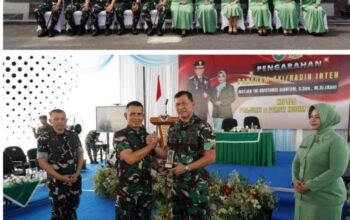 Pastikan Program TNI AD Berjalan Optimal, Danrem 043/Garuda Hitam Dampingi Kunker Pangdam XXI/RI di Tulang Bawang