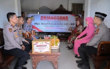 Polres Pidie Gelar Anjangsana, Pererat Silaturahmi dengan Purnawirawan, Warakawuri dan Personel Sakit
