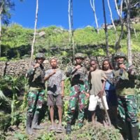 Wujudkan Ketahanan Pangan di Pedalaman Papua, Satgas Yonif 521/DY Dukung Kemandirian Masyarakat Distrik Kurima