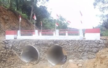 Kodim 0211/Tapanuli Tengah Rampungkan Pembangunan Jembatan Aramco di Desa Sigiring – giring