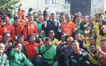 Polda Babel Gelar Apel Konsolidasi Ojol Kamtibmas, Kapolda : Polri – Ojol Menjadi Satu Jaga Kamtibmas