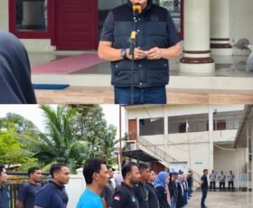Giat Bakti Sosial Pra HANI 2026, BNNP Aceh bersih – bersih Meunasah Gampong Lamgapang  di Kec. Krueng Barona Jaya Kab Aceh Besar