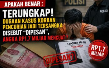 Apakah Benar : Terungkap! Dugaan Kasus Korban Pencurian Jadi Tersangka Disebut ” Dipesan “, Angka Rp 1,7 Miliar Mencuat?