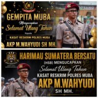 Hari Bahagia Kasatreskrim Polres Muba, Dukungan dan Doa Mengalir dari GEMPITA dan HSB