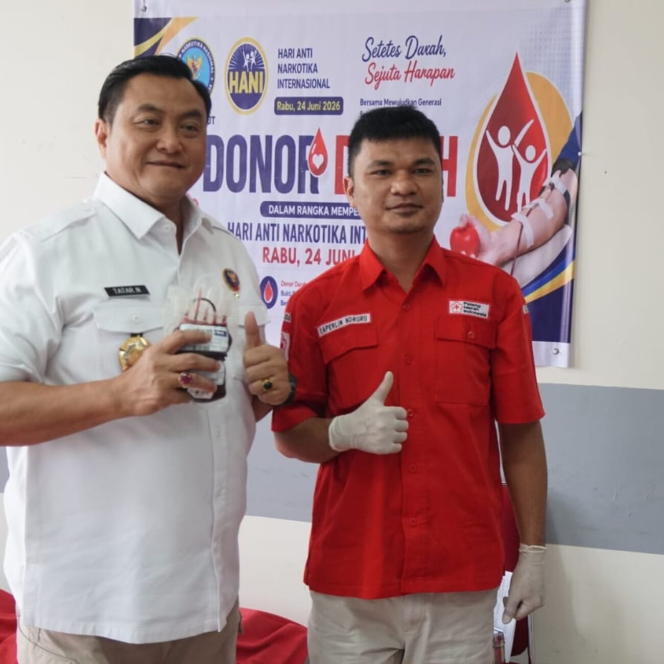 Sambut HANI 2026, Kepala BNNP Sumut Hadiri dan Ikuti Donor Darah Kemanusiaan