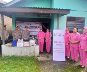 Anjangsana Polres Humbahas, Pererat Silaturahmi dan Berbagi di HUT Bhayangkara