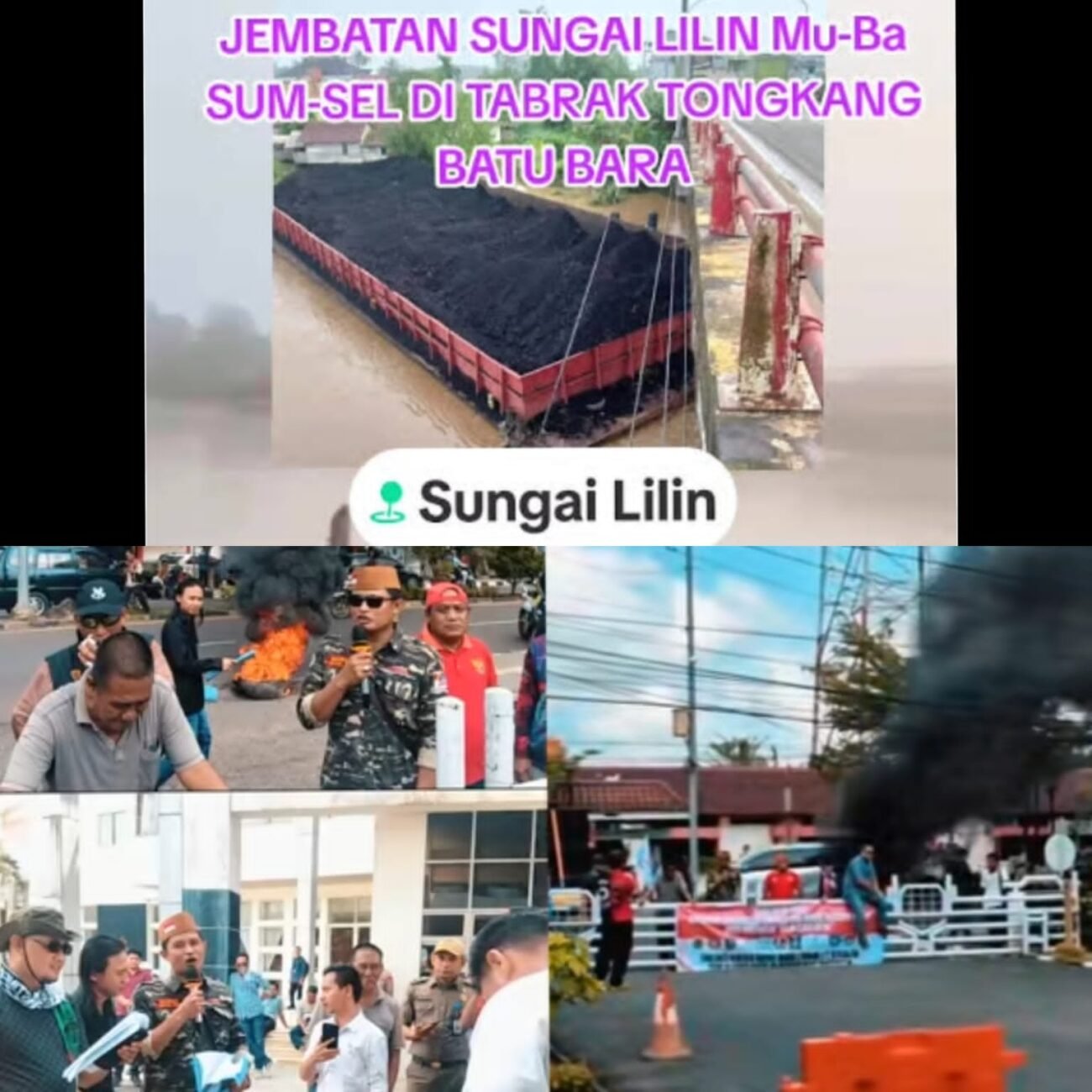 GEMPITA Desak Pemkab Muba Bersikap Tegas, Operasional Tongkang PT GSM Diminta Dievaluasi Hingga Jembatan Sungai Lilin Tuntas