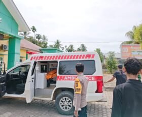 Polisi Kawal Evakuasi Korban Tenggelam di Krueng Suak, Satu Pelajar Ditemukan Meninggal Dunia