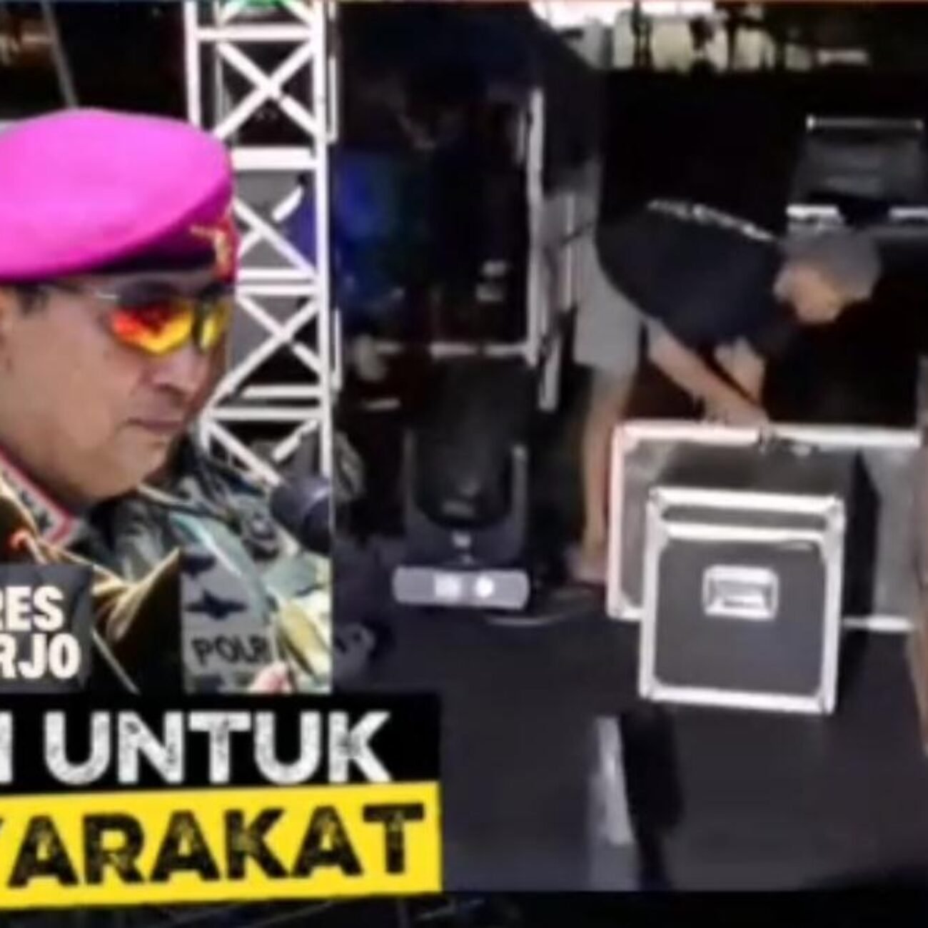 Agus Flores : ” Air Harum Hanya Ada di Banyuwangi “, Wujud Syukur atas Suksesnya Doa dan Shalawat Akbar HUT ke – 80 Bhayangkara
