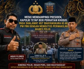 Meski Mendampingi Presiden, Kapolri Tetap Beri Perhatian Khusus pada Shalawat HUT Bhayangkara ke – 80 PW FRN dengan Mengutus Perwakilan Mabes Polri
