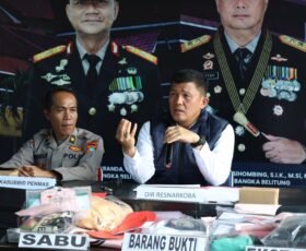 Polda Babel ungkap 289 kasus narkoba selama semester I 2026, tersangka naik 16,7 persen