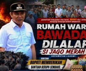 Insiden Kebakaran di Bawadasi, Bupati Nias Barat Tinjau Lokasi dan Janjikan Perbaikan Rumah Korban