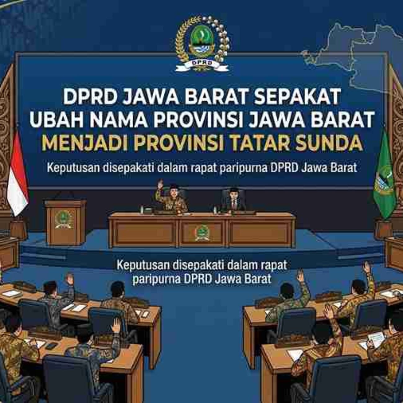 Seluruh Fraksi DPRD Jabar Setuju: Usulan Ganti Nama Jadi Tatar Sunda Masuk Tahap Legislasi
