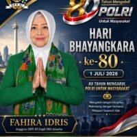 Hj. Fahira Idris, Ucapkan Selamat HUT Bhayangkara ke-80: “Polri Harus Terus Bertransformasi Menjadi Institusi yang Humanis dan Responsif”