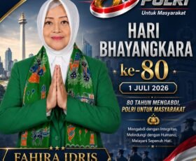 Hj. Fahira Idris, Ucapkan Selamat HUT Bhayangkara ke-80: “Polri Harus Terus Bertransformasi Menjadi Institusi yang Humanis dan Responsif”