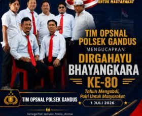Keluarga Besar SuaraRepublik.com mengucapkan Dirgahayu Bhayangkara ke-80.