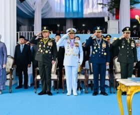 Panglima TNI Hadiri Peringatan HUT Ke-80 Bhayangkara, Perkuat Sinergi TNI-Polri