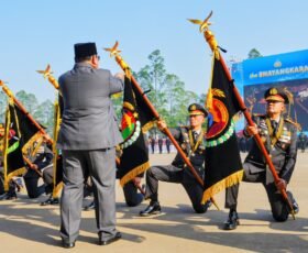 Kapolda Lampung Irjen Pol Helfi Assegaf Terima Penghargaan Nugraha Sakanti pada HUT Bhayangkara ke-80