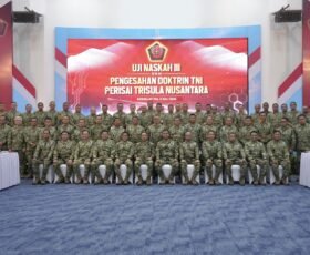 Panglima TNI Pimpin Pengesahan Doktrin “Perisai Trisula Nusantara”, Tegaskan Adaptasi TNI Hadapi Perang Modern
