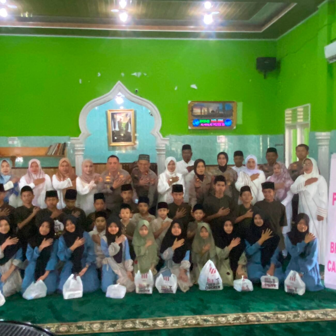 Hari Bhayangkara ke – 80, Polres Binjai Berikan Tali Asih kepada Anak Yatim dan Warga Kurang Mampu