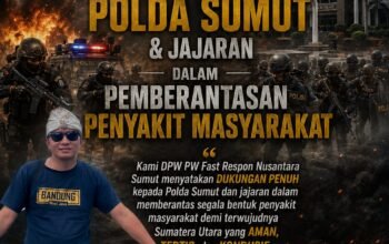 DPW PW FRN Sumut Dukung Kinerja Polda Sumut dan Jajaran Dalam Pemberantasan Penyakit Masyarakat