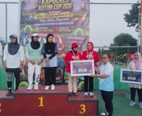 Perkuat Sportivitas Dan Silaturahmi Pecinta Tenis Di Kutai Timur, Kapolres Cup 2026 Resmi Ditutup