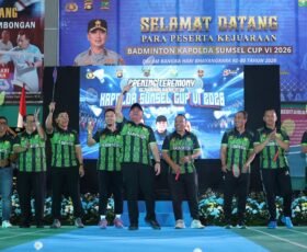 Perkuat Sinergi dengan Masyarakat, Polda Sumsel Gelar Badminton Kapolda Cup 2026 yang Diikuti Ribuan Peserta