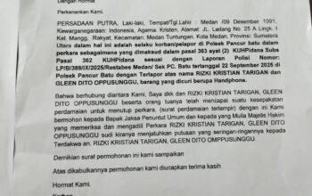 Kapolri Diduga Tutup Mata Melihat Kasus Korban Disuruh Nangkap Maling Jadi Tersangka di Medan, Keluarga : Pengadilan Sebut Terdakwa Sudah Berdamai, Tapi di Polisi Sepertinya Tidak Sah dan Korban Yang Dipenjara