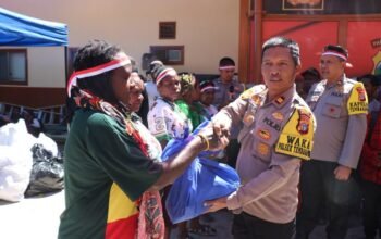 Semarak Hari Bhayangkara ke-80, Satgas Ops Damai Cartenz-2026 Hadir Membawa Harapan bagi Warga Tembagapura