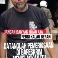 Agus Flores Tantang Jampidsus Febrie : ” Kalau Berani, Datang ke Bareskrim! ” Singgung Pengamanan TNI hingga Dugaan Uang Rp 5 Triliun