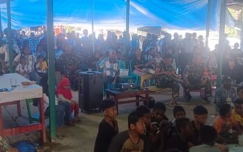 Tumbuhkan Semangat Kebersamaan, Kodim 1710/Mimika Kembali Gelar Nobar Piala Dunia Bersama Masyarakat