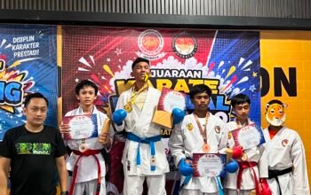 Justiar Noer Lumban Gaol Raih Juara 1 Kejuaraan Karate Festival Shokaido Se – Sumatera Utara