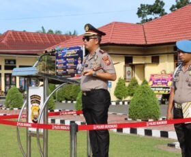 Kapolres Mukomuko Pimpin Serah Terima Jabatan Kapolsek Pondok Suguh dan Kapolsek Sungai Rumbai