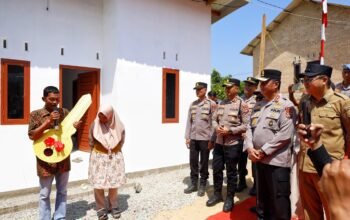 Kapolda Babel Resmikan Bedah Rumah Korban Kebakaran di Bangka Barat