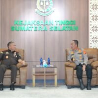 Rapatkan Barisan ” Nyago Bumi Sriwijaya “, Kapolda Sumsel Silaturahmi Ke Kejati