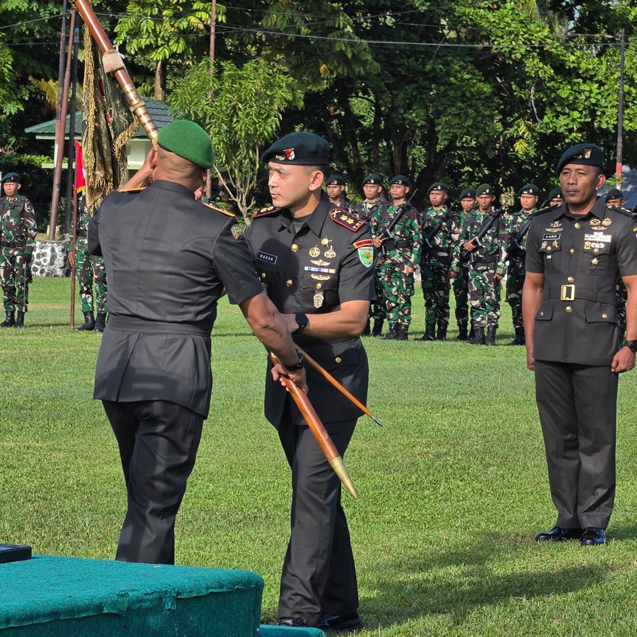 Danrem 173/PVB Lakukan Sertijab Danyonif 753/AVT