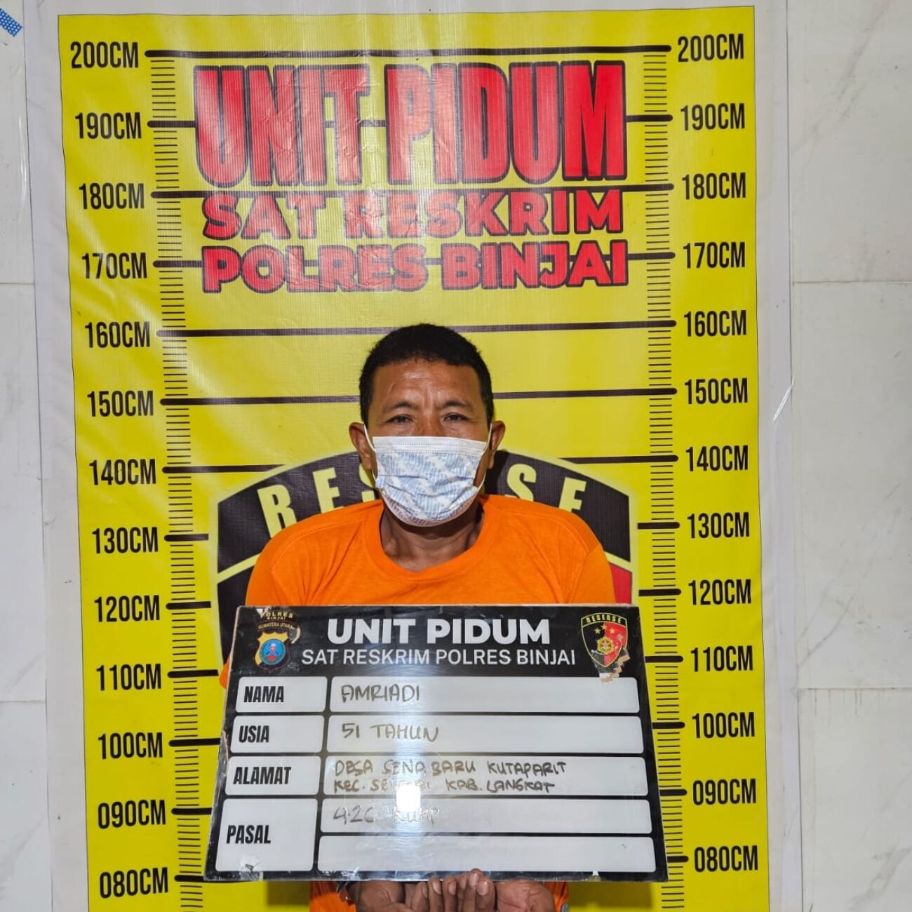 Satreskrim Polres Binjai, Tangkap Bandar Judi Dadu di Kecamatan Selesai