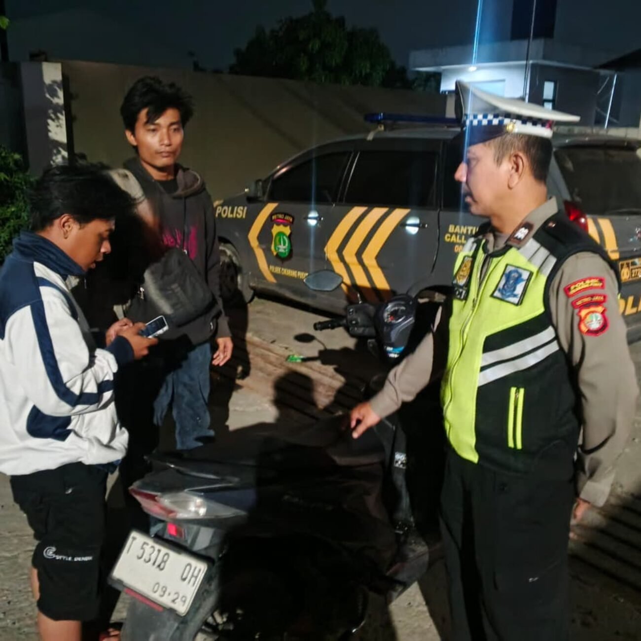 Jaga Jakarta Jaga Bekasi, Polsek Cikarang Pusat Gelar OKJ Antisipasi Kejahatan Jalanan